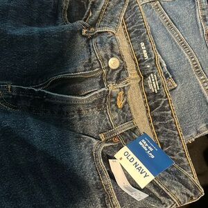 Never worn with tags old navy sky hi wide leg Jean